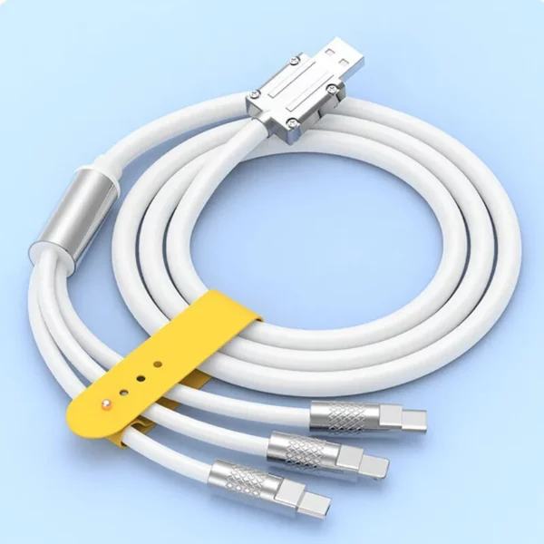 120W 6A 3 In 1 Fast Charging Cable - Image 3