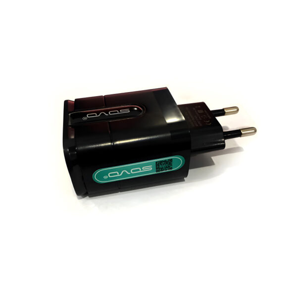 Sovo SE-52 Lexus 2.4 Amp Super Fast Charging Adapter With 2 USB Ports - Image 5
