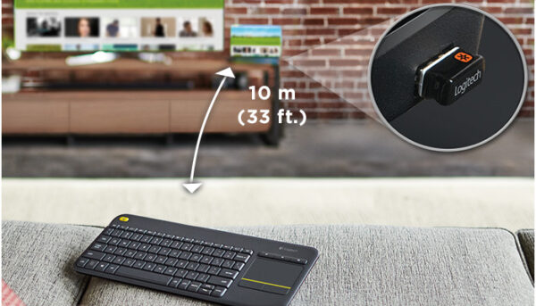 Logitech K400 Plus Wireless Touch Keyboard - Image 8