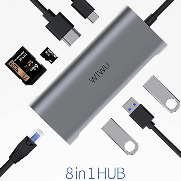 Alpha 831HRT 8 in 1 Type-C Converter