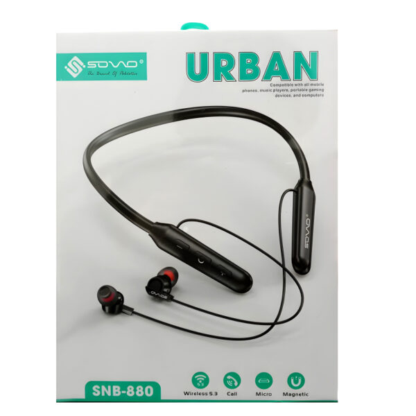 Sovo SNB-880 Urban High-Quality Wireless Stereo Neckband With Superior Sound - Image 8