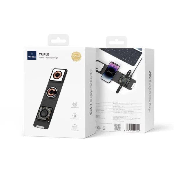 Wi-W001 3 in 1 wireless charger - Image 5