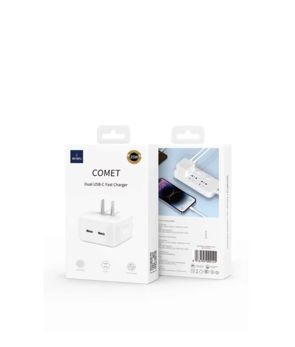 COMET 35W DUAL TYPE-C UK FAST CHARGER - Image 6