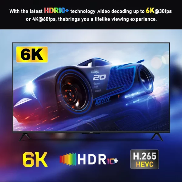 H96 Max H618 Smart Android TV Box - Image 4
