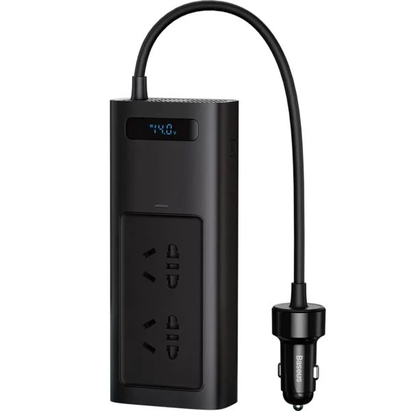 Baseus In-car Inverter 150W (220V CN/EU) in Black CGNB020101