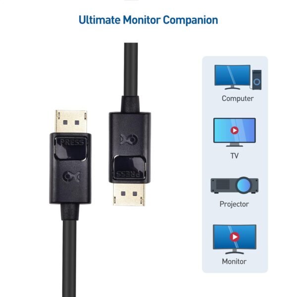 Samsung DisplayPort To displayPort cable 2M - Image 5