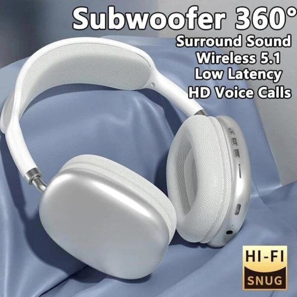 P9 Pro Max Wireless Headphones With Mic Noise Canceling Stereo Hi-fi Gaming Headset - Image 5