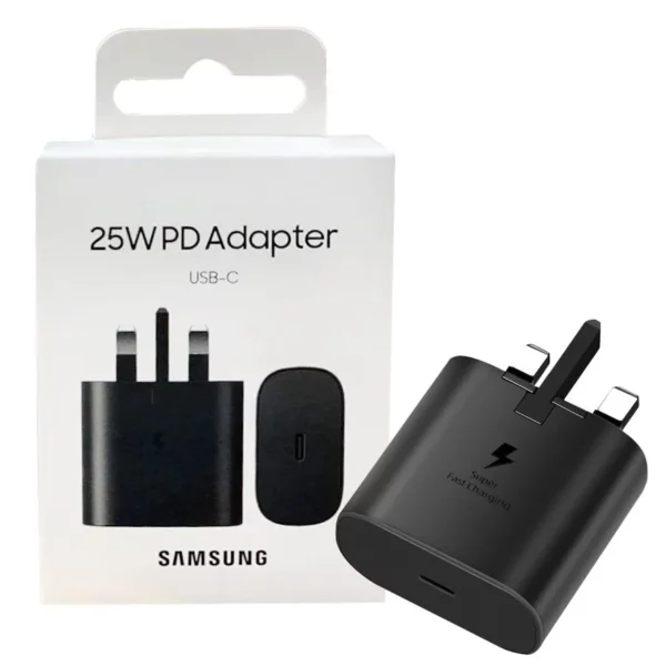 Samsung 25W USB-C Power Delivery Adapter (UK Plug) - Image 3