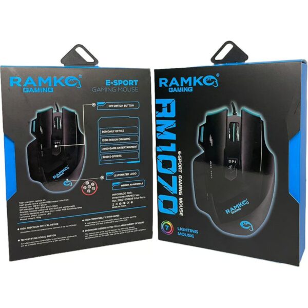 Ramko Rm1070 3200dpi Gaming Mouse - Image 4