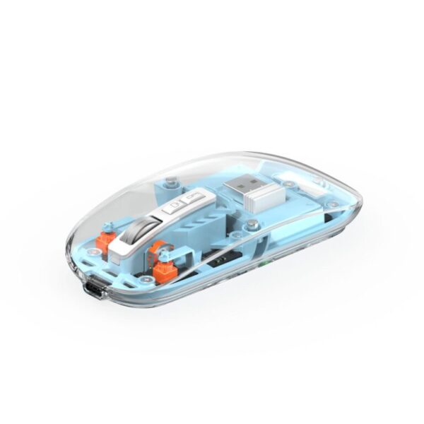WM105 Crystal Magnetic Wireless Mouse - Image 6