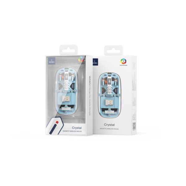 WM105 Crystal Magnetic Wireless Mouse - Image 7