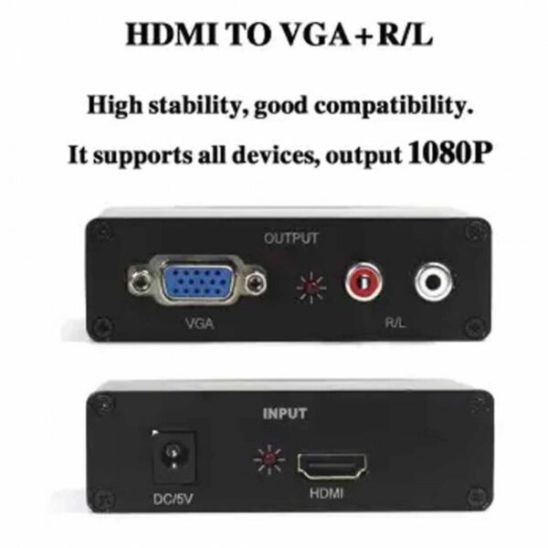 VGA TO HDMI BOX (BROWN BOX) - Image 3
