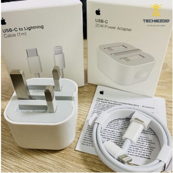 Usb-C Pd 20w Power Adapter Charger 3 Pin Uk Pin) With cable - Image 4
