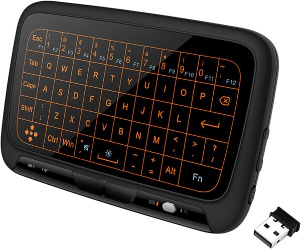 H18+ 2.4GHZ WIRELESS KEYBOARD FULL TOUCHPAD BACKLIGHT KEYBOARD - Image 2