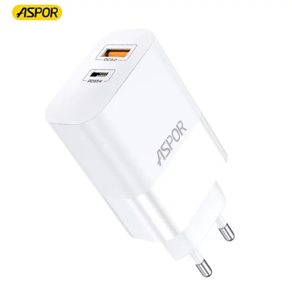 GAN CHARGER A851 65W QC3.0 WALL CHARGER MULTI PORT USB