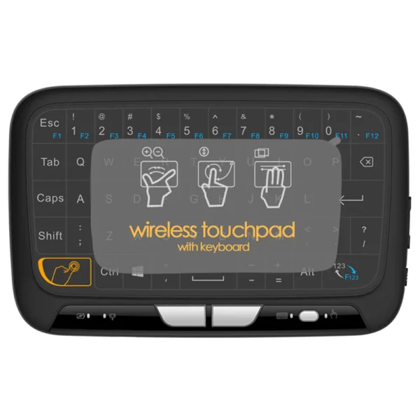 H18+ 2.4GHZ WIRELESS KEYBOARD FULL TOUCHPAD BACKLIGHT KEYBOARD - Image 3