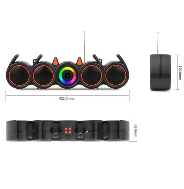 KISONLI LED-918 SOUNDBAR SPEAKER SUBWOOFER WIRELESS HOME THEATER BLUETOOTH SOUNDBAR - Image 5