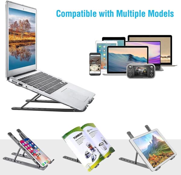 SPEED-X 18 INCH LAPTOP STAND CREATIVE FOLDING STORAGE BRACKET - Image 4