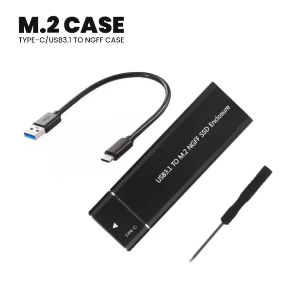 M2 Ssd Enclosure, Usb 3.1 Gen 2 (10 Gbps) - Image 2