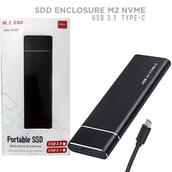M2 Ssd Enclosure, Usb 3.1 Gen 2 (10 Gbps) - Image 3