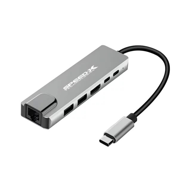 SPEED-X 5 IN 1 MULTI-PORT TYPE C 4K HDMI USB 3.0 CONVERTER