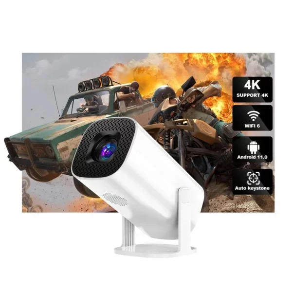 P30 1080P (150 ANSI) MINI 4K Android 11.0 DUAL WIFI AND BLUETOOTH 1GB+8GB PORTABLE PROJECTOR FOR HOME - Image 3