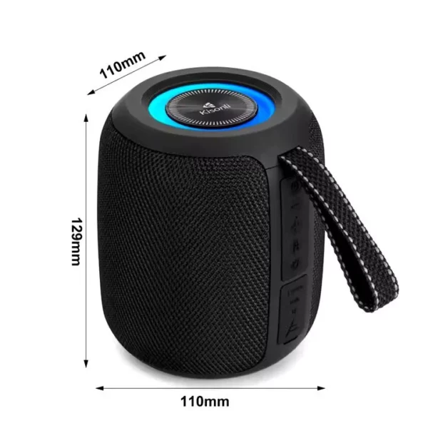 KISONLI Q26 10W BT/FM/USB/TF/TWS/RGB BLUETOOTH WITH HORN SMALL SPEAKER - Image 3