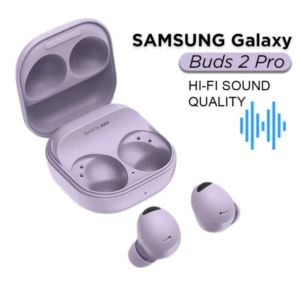 SAMSUNG Galaxy Buds 2 Pro True Wireless Bluetooth Earbuds Bora Purple - Image 6