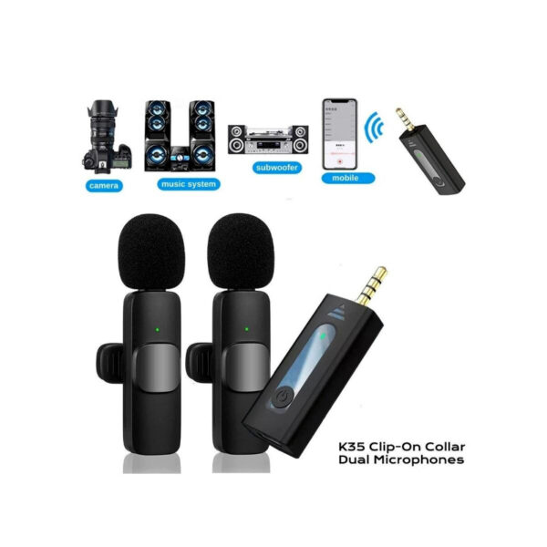 K35 High-Quality Wireless Dual Microphone - Image 3